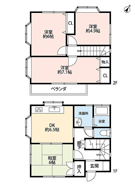 間取りを拡大表示