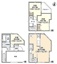 Kolet竹ノ塚東 3LDKの間取り