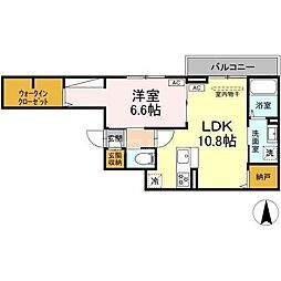間取図画像 1LDK
