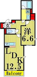 間取図画像 1LDK
