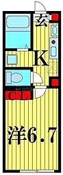 BlumenCrest 1Kの間取図画像