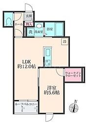 アレーズ・テラ 1LDKの間取図画像