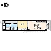 京都府京都市右京区西院平町（賃貸マンション1DK・1階・26.58㎡） その1