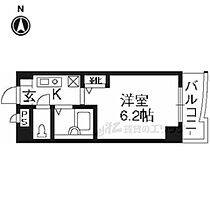 サンクチュアリ 208 ｜ 京都府京都市右京区西院三蔵町（賃貸マンション1K・2階・19.62㎡） その2