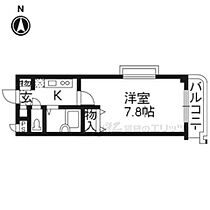 京都府京都市東山区問屋町通正面上ル鍵屋町（賃貸マンション1K・2階・23.15㎡） その1