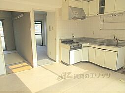 叡山電鉄叡山本線 元田中駅 徒歩7分の賃貸マンション 6階2DKのリビング/ダイニング