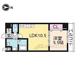 ダイヤ・パール 3階1LDKの間取り