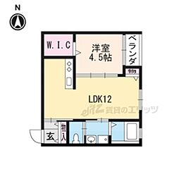 メトロ十条 1LDKの間取図画像
