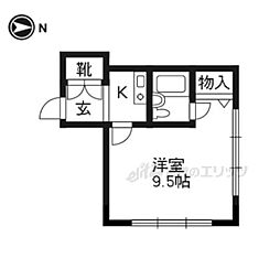エイコンズハウス ワンルームの間取図画像