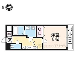 Maison・Belong 1Kの間取図画像