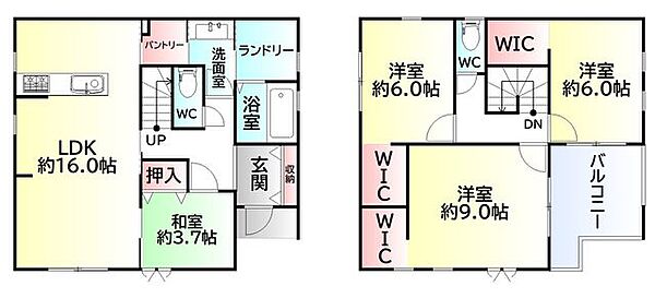 間取りを拡大表示
