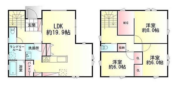 間取りを拡大表示