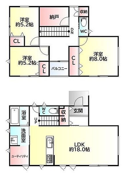間取りを拡大表示