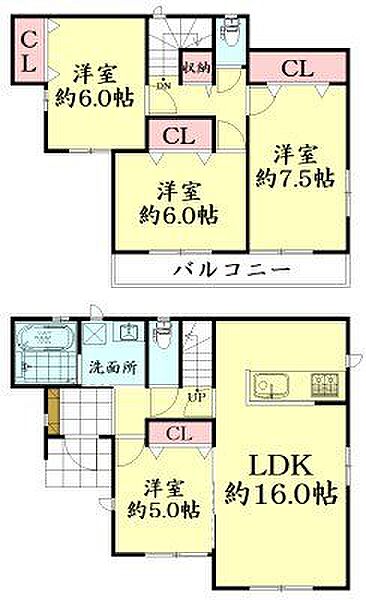 間取りを拡大表示