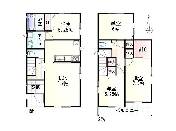 間取りを拡大表示