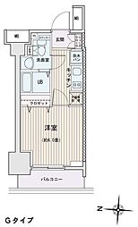 エスティメゾン錦糸町2 1Kの間取図画像