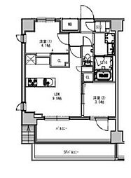 S-RESIDENCE押上South 7階2DKの間取り