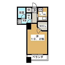 ParkAxis元浅草STAGE 1Kの間取図画像