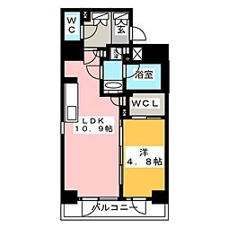 ルフォンプログレ浅草入谷 1LDKの間取図画像