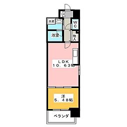 PRIMEURBANとうきょうスカイツリー 1LDKの間取図画像