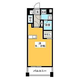 スタンズ大島 ワンルームの間取図画像