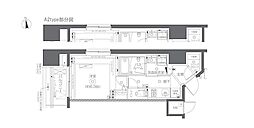 ZOOM秋葉原SQUARE 1Kの間取図画像