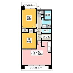 glycine 2LDKの間取図画像
