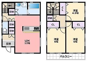 今津上野町貸家  ｜ 兵庫県西宮市今津上野町5-14（賃貸一戸建3LDK・--・79.50㎡） その2