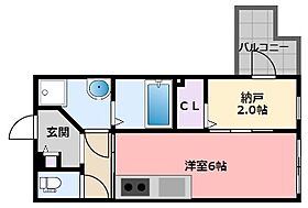 兵庫県西宮市鳴尾町2丁目8-15（賃貸アパート1R・1階・23.19㎡） その2