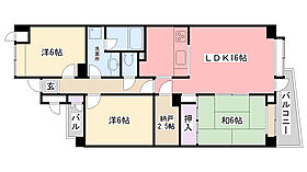 ドルチェ甲子園  ｜ 兵庫県西宮市甲子園五番町17-24（賃貸マンション3LDK・1階・77.90㎡） その2