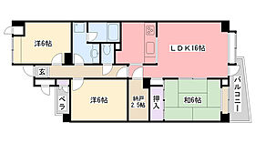 ドルチェ甲子園  ｜ 兵庫県西宮市甲子園五番町17-24（賃貸マンション3SLDK・1階・77.90㎡） その2