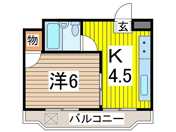 メディカルマンション 503｜埼玉県川口市幸町２丁目(賃貸マンション1DK・5階・21.84㎡)の写真 その2