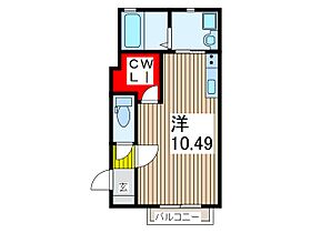 アルジェ 103 ｜ 埼玉県蕨市北町２丁目（賃貸アパート1R・1階・30.75㎡） その2