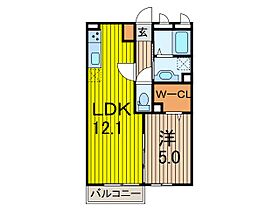 Rock　village 205 ｜ 埼玉県川口市大字里（賃貸アパート1LDK・2階・40.52㎡） その2