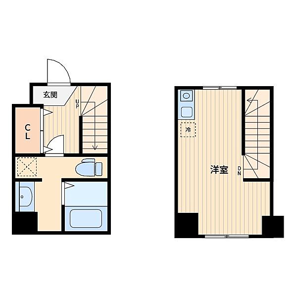 ヴェルト川口並木 103｜埼玉県川口市並木３丁目(賃貸マンション1R・1階・26.10㎡)の写真 その2