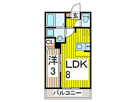 カサ　デ　ルーナ 202 ｜ 埼玉県川口市朝日１丁目（賃貸アパート1LDK・2階・25.90㎡） その2