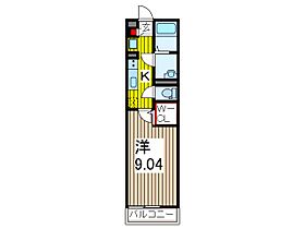 ブラッケンハイツ 305 ｜ 埼玉県蕨市北町２丁目（賃貸マンション1K・3階・28.56㎡） その2