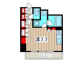 ザ・パークハビオ川口 809 ｜ 埼玉県川口市本町４丁目（賃貸マンション1R・8階・24.20㎡） その2