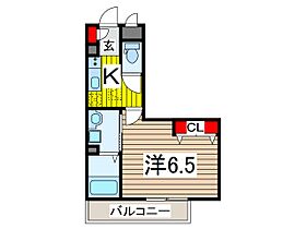 TREBINAウエスト 301 ｜ 埼玉県戸田市大字新曽（賃貸アパート1K・3階・24.72㎡） その2