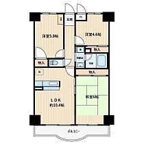 ルミエール3番館 316 ｜ 埼玉県川口市芝１丁目（賃貸マンション3LDK・3階・62.40㎡） その2