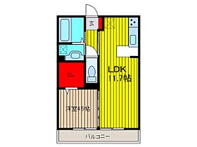 REGALO 205 ｜ 埼玉県川口市芝樋ノ爪２丁目（賃貸アパート1LDK・2階・39.19㎡） その2