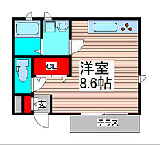 ラプレコート 101 ｜ 埼玉県川口市芝西１丁目（賃貸アパート1R・1階・24.44㎡） その2