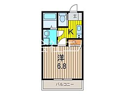 JR京浜東北・根岸線 西川口駅 徒歩9分の賃貸アパート 1階1Kの間取り