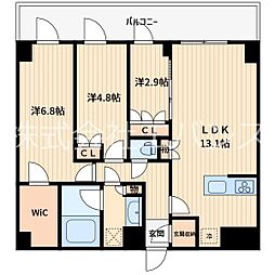 LIME RESIDENCE KAWAGUCHI EAST 3LDKの間取図画像