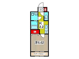 コンドミニオパシオ 1Kの間取図画像