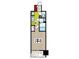 オーパスホームズ川口 1Kの間取図画像
