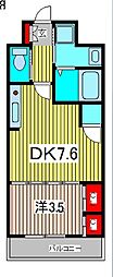 アクシーズタワー川口8 1LDKの間取図画像