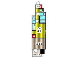 オーパスホームズ川口 1DKの間取図画像