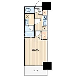 ガーラ・グランディ川口並木 1Kの間取図画像