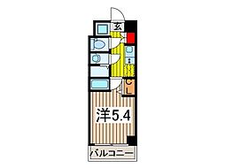 S-FORT川口並木 1Kの間取図画像